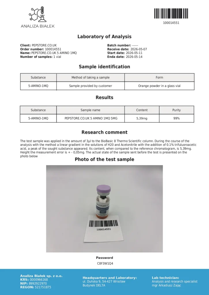 5 amino 1mq 5mg