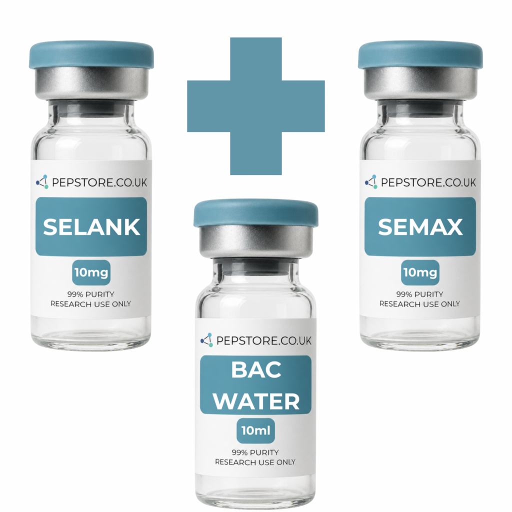 cog 20mg research bundle (3 x vials) selank + semax + free bac water